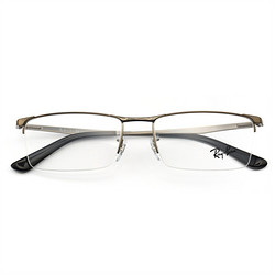 Ray·Ban 雷朋 RX6281D系列 金属半框光学眼镜架+1.60非球面树脂镜片    