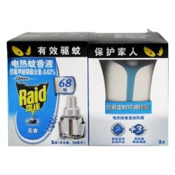 Raid 雷达 电热蚊香液+智能加热器*5件