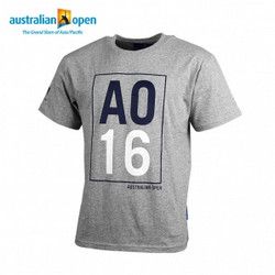 Australian Open 男士印花短袖T恤 