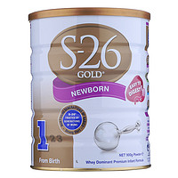 临期产品：Wyeth 惠氏 S26 金装 婴幼儿配方牛奶粉1段 900g
