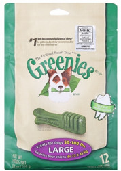 Greenies 绿的洁齿骨大号 狗狗零食12支装 510g 