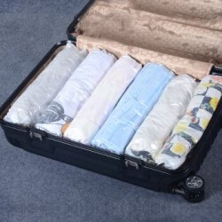 美纳福 旅行衣服便携手卷袋 10只装