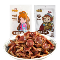 蜀香豆皮2袋 蜀香鸭肫2袋