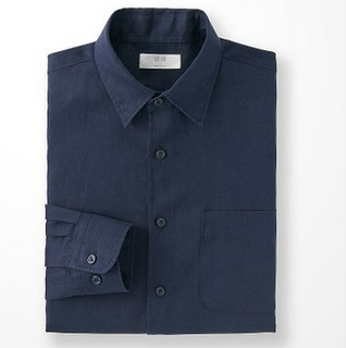 UNIQLO 优衣库 164218 亚麻衬衫