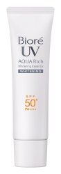 Biore 碧柔 AQUA Rich系列 水活防晒美白凝霜 SPF50+ PA++++ 33g 