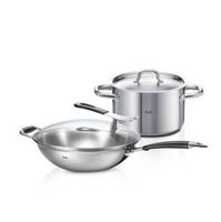 Fissler 菲仕乐 30厘米炒锅+20厘米汤锅组合