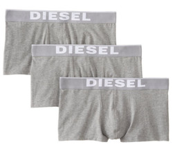 DIESEL 迪赛 Essentials Kory Boxer  男士平角内裤  3条装