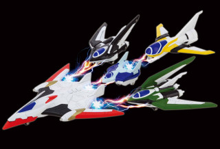 bandai 万代 hcw-28240 星系保卫战之大凤凰号超级版(5合1战机)