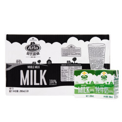 Arla 爱氏晨曦 全脂纯牛奶200ml*24盒*2件