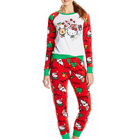 Hello Kitty 凯蒂猫 Ugly Holiday Pajama Set 睡衣套装