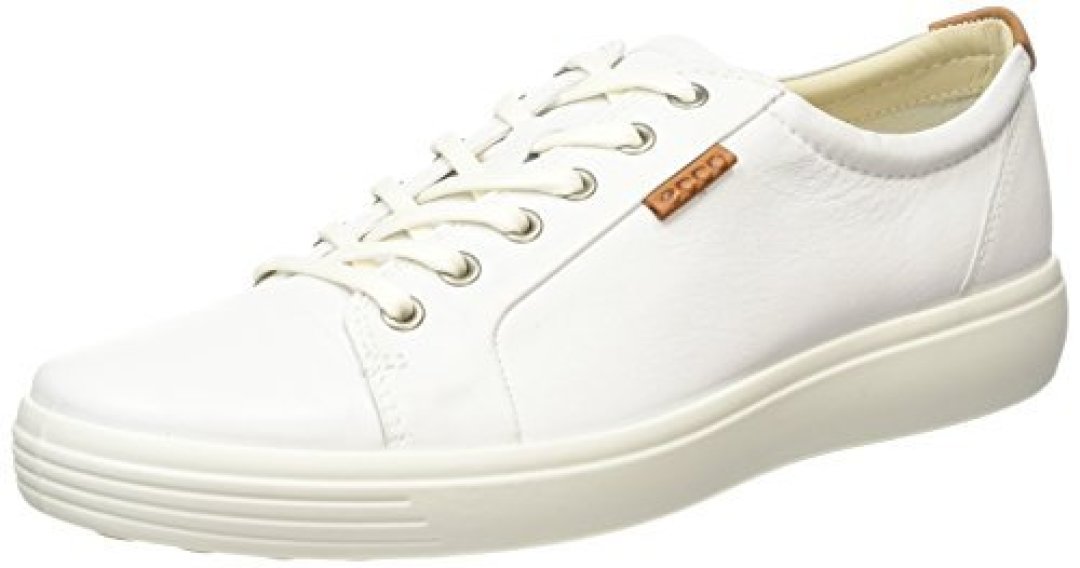 #本站首晒# ecco 爱步 柔酷系列 soft 7 小白鞋 开箱及杂谈