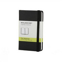 Moleskine 纯白硬面笔记本 黑色 (迷你型)