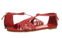COLE HAAN 可汗 Cady 女士真皮平底凉鞋