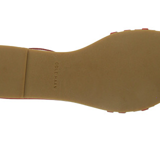 歌涵 COLE HAAN 可汗 Cady 女士真皮平底凉鞋