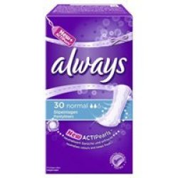 always 日用超薄卫生护垫两滴水150mm 30片 