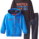 限12M：NAUTICA 诺帝卡 男童 棒球衫长袖3件套