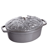 STAUB 蔬菜型 珐琅铸铁锅 4.25夸脱