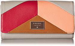 FOSSIL Dawson Flap PNKM 女士长款钱包