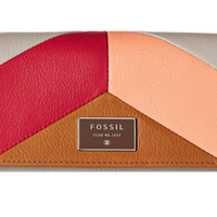 FOSSIL Dawson Flap PNKM 女士长款钱包