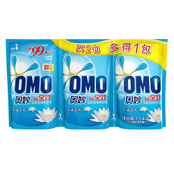 OMO 奥妙 净蓝全效高浓度洗衣液500g*3*7件