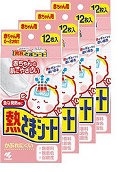 KOBAYASHI 小林制药 婴儿用散热贴 0-2岁 12片 4盒装  