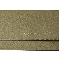 COACH 蔻驰 Legacy Saffiano Soft Wallet 女士长款钱包