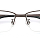 HAN 汉代 HD4867 纯钛超轻半框架眼镜+1.56非球面树脂镜片
