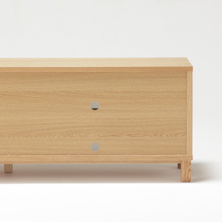 無印良品  無印良品 MUJI 白橡木AV架 宽150×深40×高46.5cm
