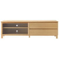 無印良品  無印良品 MUJI 白橡木AV架 宽150×深40×高46.5cm
