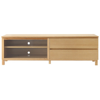 無印良品  無印良品 MUJI 白橡木AV架 宽150×深40×高46.5cm