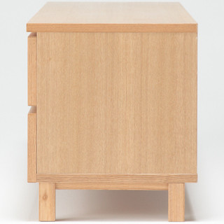 無印良品  無印良品 MUJI 白橡木AV架 宽150×深40×高46.5cm
