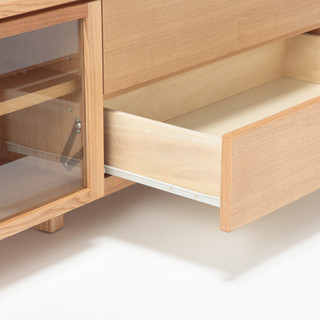 無印良品  無印良品 MUJI 白橡木AV架 宽150×深40×高46.5cm