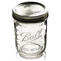 Ball Mason Jars Wide-Mouth Can or Freeze -  16 oz 12pk