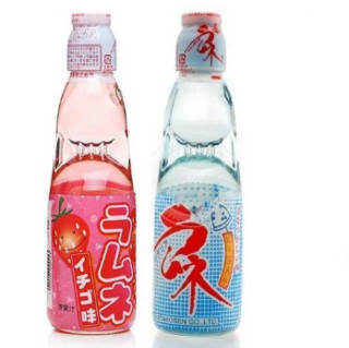 Hata 哈达 波子汽水饮料 200ml（草莓味+原味）