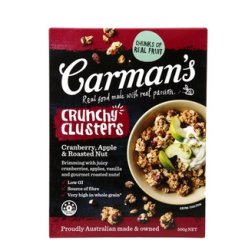 Carman‘s 卡曼斯 蔓越莓/苹果/烤坚果味松脆麦片 500克*2盒