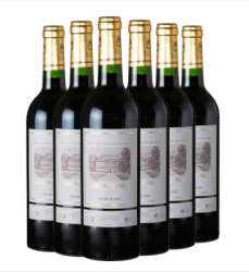 利雅克男爵 干红葡萄酒 750ml*6瓶 