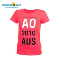 australian open 女士经典AO16印花短袖T恤