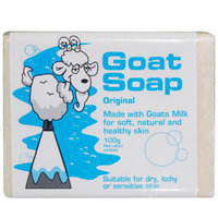 88VIP：Goat 山羊 澳洲手工皂冷制皂山羊奶皂原味100G沐浴洗脸原装进口香皂肥皂