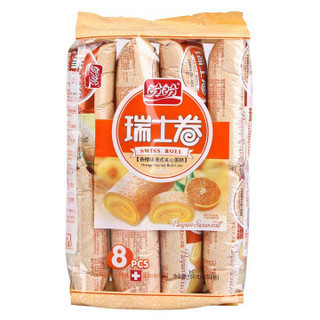 盼盼 瑞士卷 香橙味卷式夹心蛋糕 160g