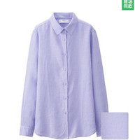 UNIQLO 优衣库 164518 女士亚麻衬衫