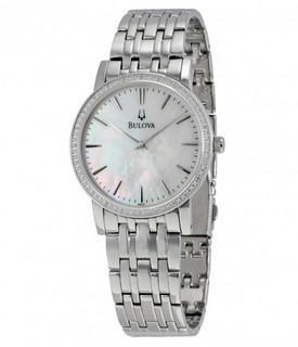 BULOVA 宝路华 Classy 96E110 女士镶钻时装腕表