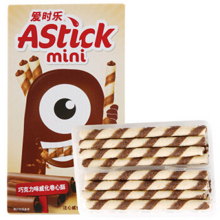 AStick 爱时乐 巧克力味威化卷心酥 50g