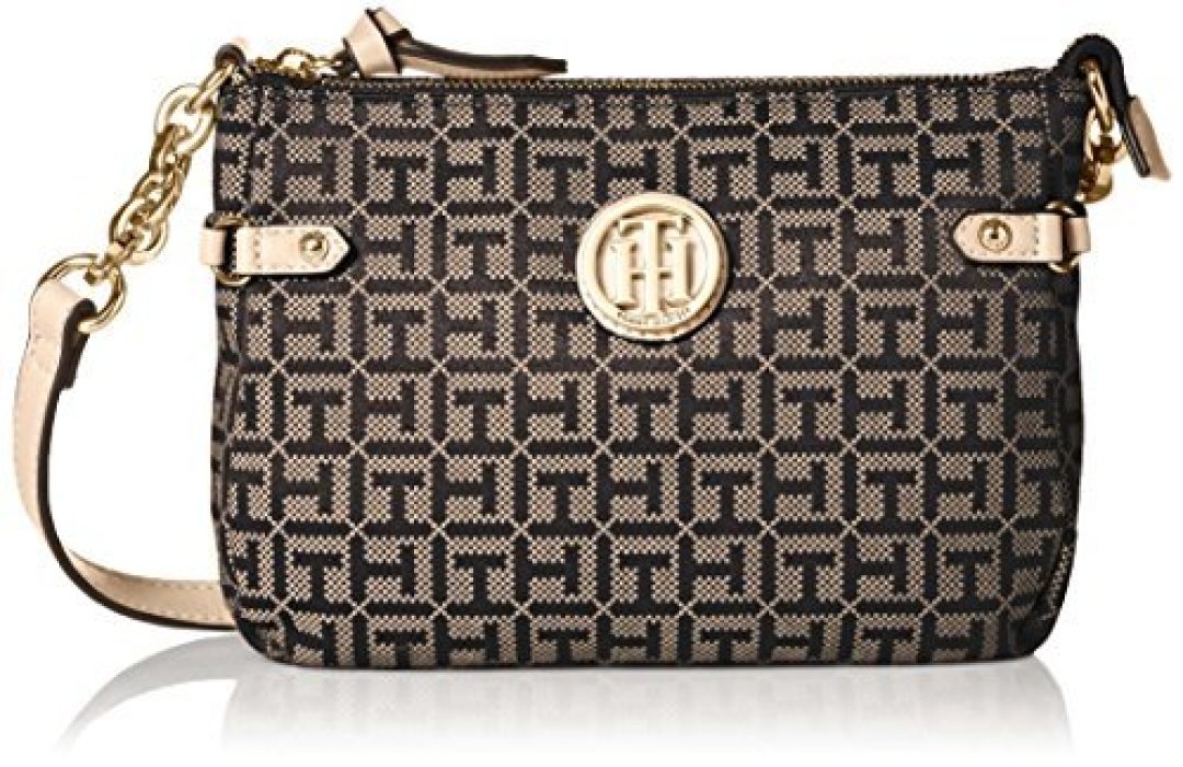 简洁明快：TOMMY HILFIGER Sadie Jacq EW 提花斜挎包 开箱