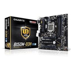 GIGABYTE 技嘉 GA-B150M-D3H (rev. 1.0) LGA 1151 Intel B150 Micro ATX 主板