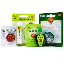 龙虎人丹60粒+风油精6ml+清凉油3g+鼻舒