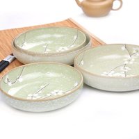 樱之歌 和风细雨釉下彩 泡菜碟 4件套