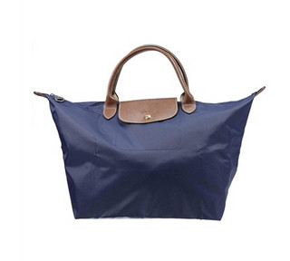 LONGCHAMP  珑骧 海军蓝女士两用包 大号