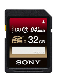 SONY 索尼 32GB UHS-I U3 SDHC 存储卡（读94MB/s，写70MB/s）