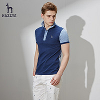 HAZZYS 哈吉斯 ASTZE06BE21 男士POLO衫