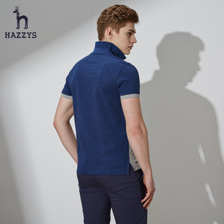 HAZZYS 哈吉斯 ASTZE06BE21 男士POLO衫